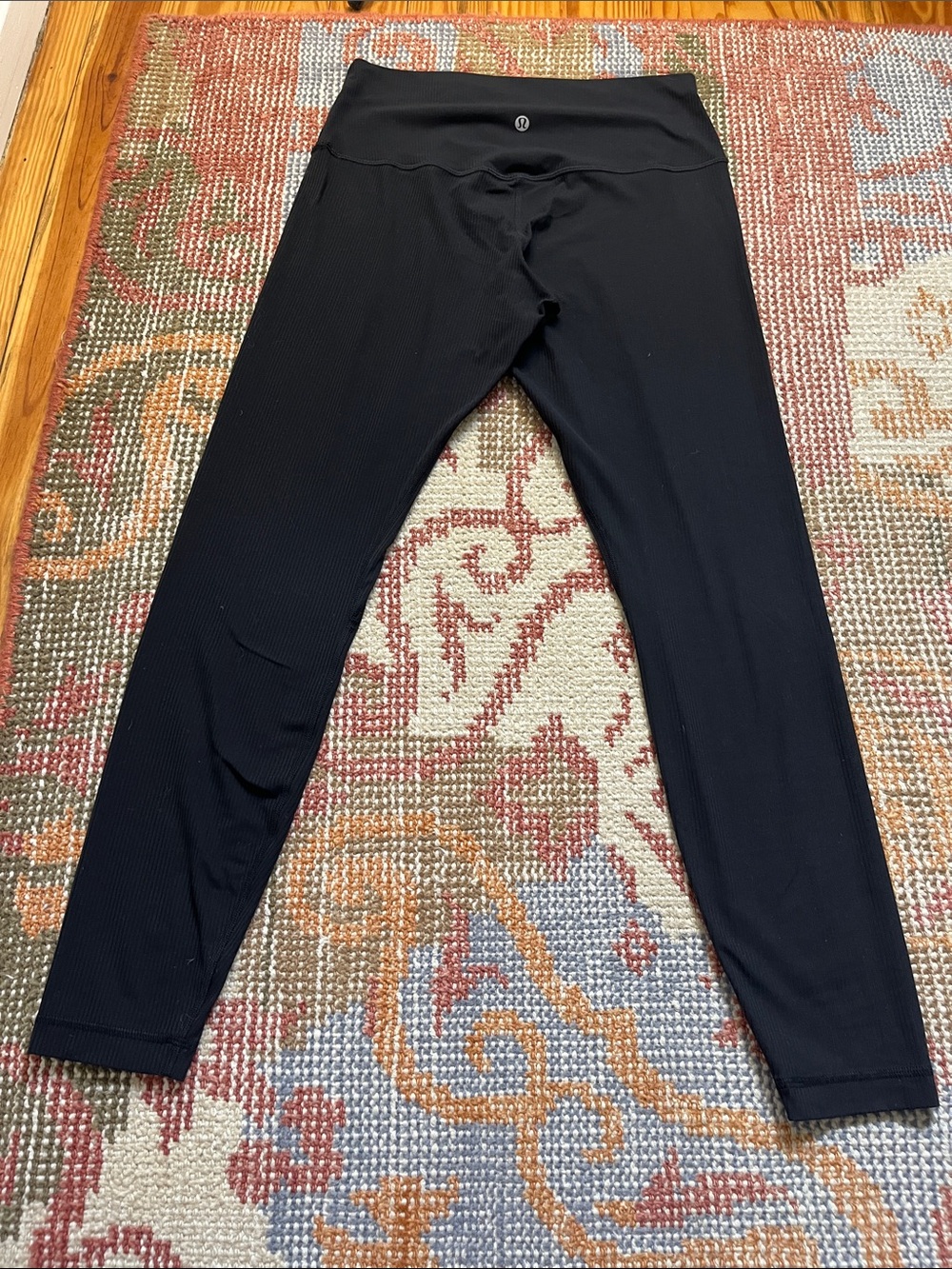 lululemon Align Ribbed High-Rise Pant 28” Black Size 10 Nulu Leggings EUC - Picture 8 of 10